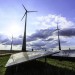 Wind turbines and solar panels